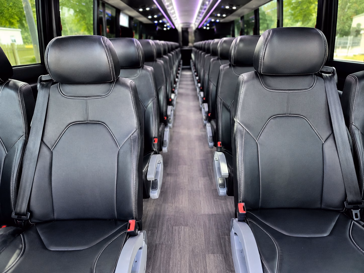 orange employee transportation onboard seating