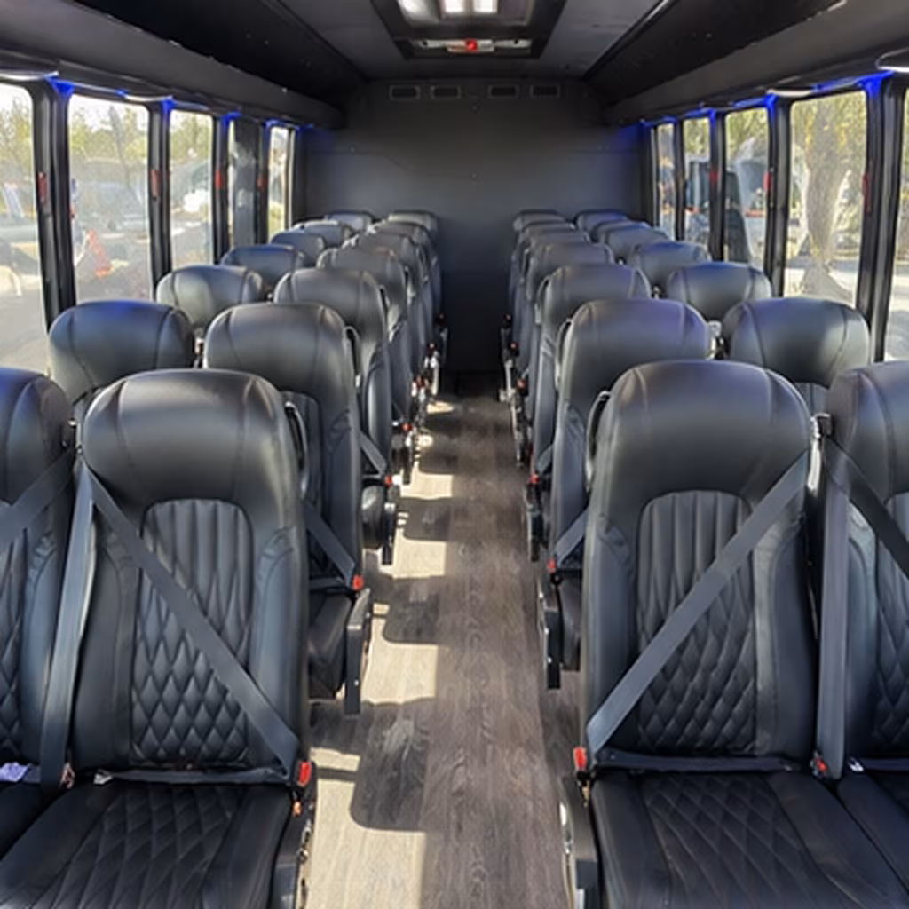 orange sporting event transportation onboard seating